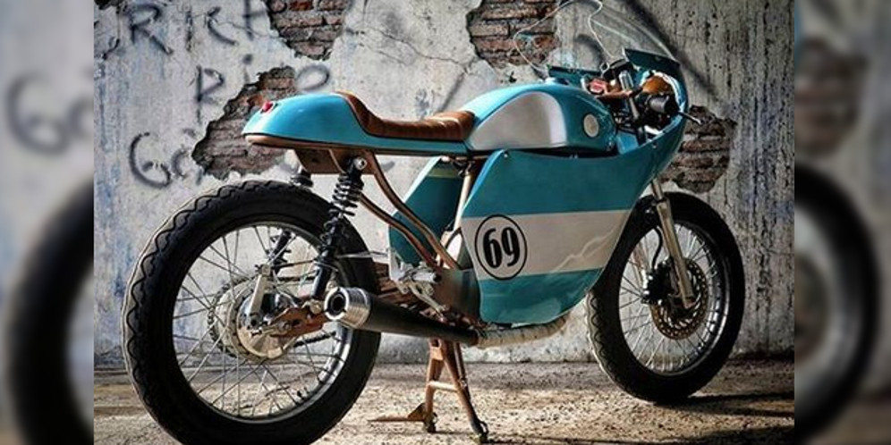 CB125 Lawas Milik Gibran Putra Jokowi Jadi Cafe Racer Retro